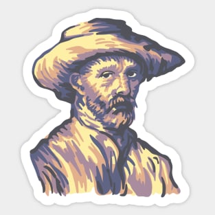 Vincent Van Gogh Portrait Sticker